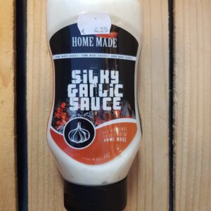 silky garlic sauce